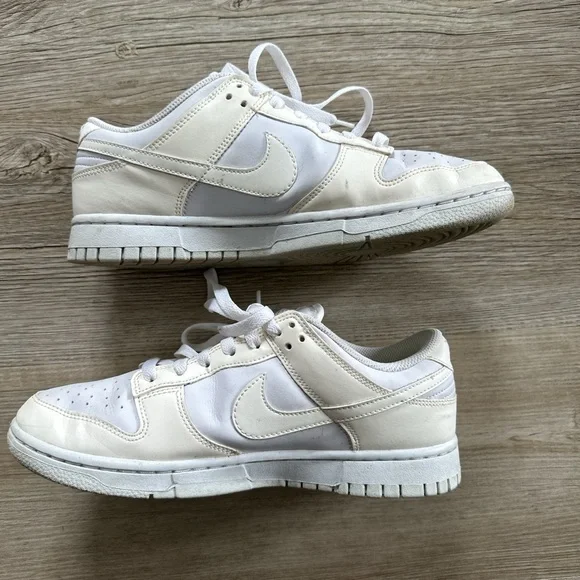 Nike Women's Dunks - White and Cream - Picture 2 of 5